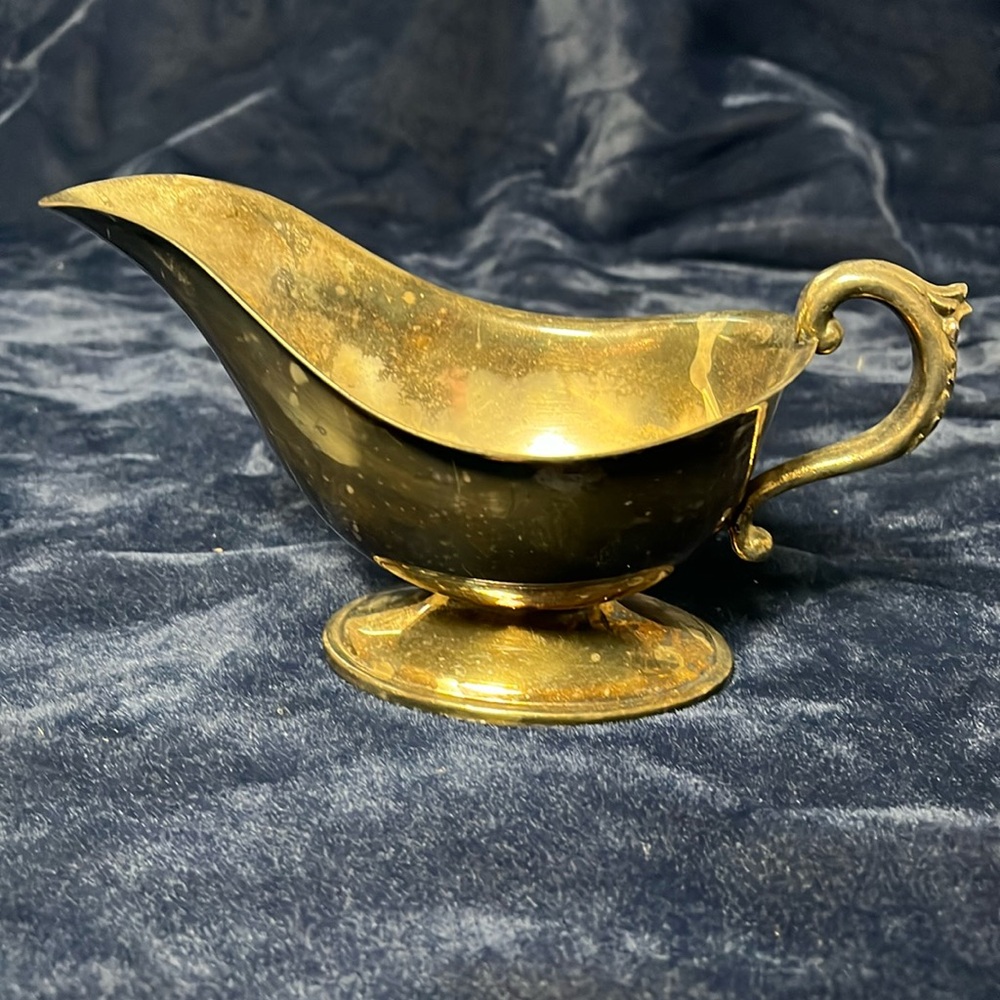 VTG Silver Gravy Bowl
